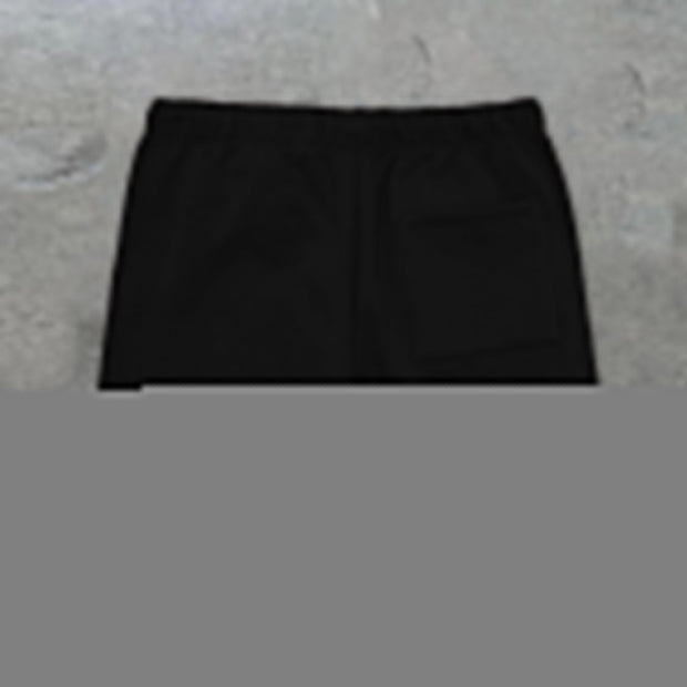 Vintage Hip-Hop Art Pattern Cotton Shorts