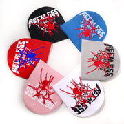Jacquard Casual Warm All-match Spider Web Pattern Beanie Hat