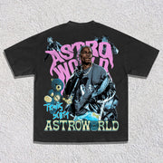 Hip Hop Street Rap Music Festival Print T-shirt