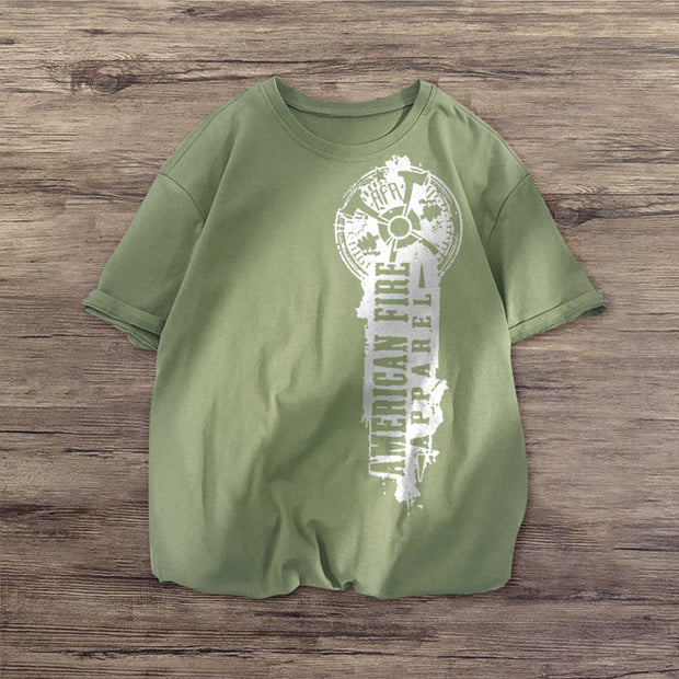 Graphic design trend print street short-sleeved T-shirt