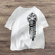 Graphic design trend print street short-sleeved T-shirt
