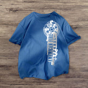 Graphic design trend print street short-sleeved T-shirt