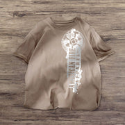 Graphic design trend print street short-sleeved T-shirt