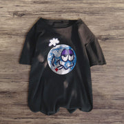 Personalized earth print top