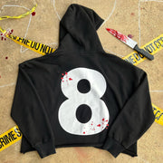 H*micide Print Long Sleeve Hoodies