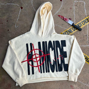 H*micide Print Long Sleeve Hoodies