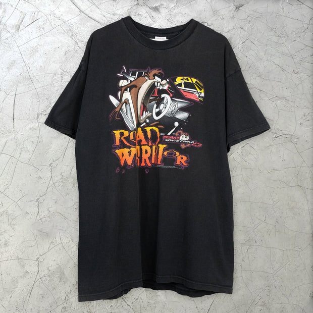 Cartoon car design short sleeve T-shirt