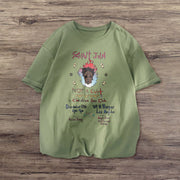 Casual retro fashion short sleeve couple T-shirt