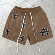 Fashion Retro Tide Brand Cross Street Shorts