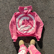 Stylish personalized printed zipper hoodie