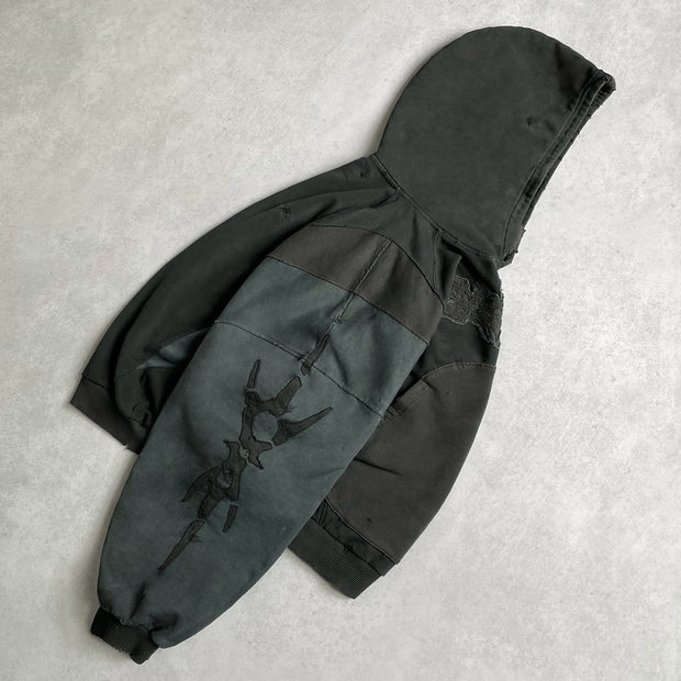 Torn Casual Street Hoodie