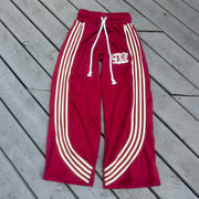 Line casual street print trousers