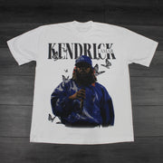 Rap star Kendrick printed T-shirt