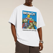 Casual street style short-sleeved T-shirt men