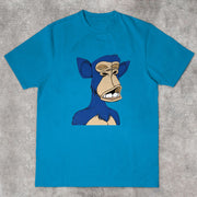 Cartoon retro personality short-sleeved street T-shirt