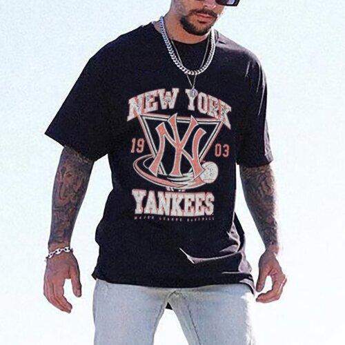 Personalized retro round neck short-sleeved T-shirt