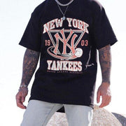 Personalized retro round neck short-sleeved T-shirt