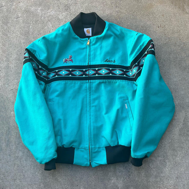 Tribal Aztec Vintage Panelled Work Jacket