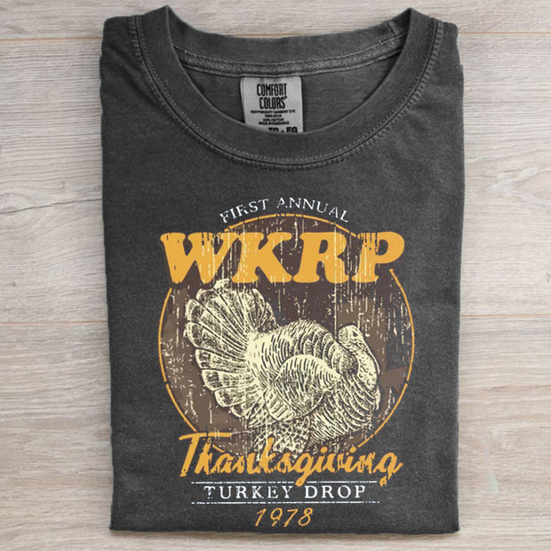 First Annual WKRP Thanksgiving Turkey T-Shirt