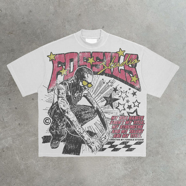 Casual Street Rap Hip Hop T-Shirt