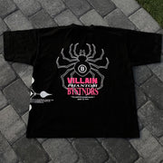 Anime angel devil printed T-shirt