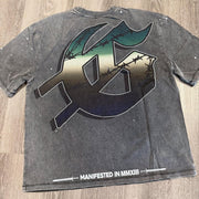 Godspeed Airplane Print Short Sleeve T-Shirt