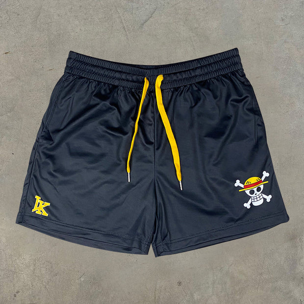Relaxed Preppy Track Shorts