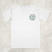 Alphabet Devil Print Short Sleeve T-Shirt