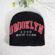 Woolen hat English letter knitted hat men and women warm hat