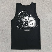 Skull Graphic Print Tank Top