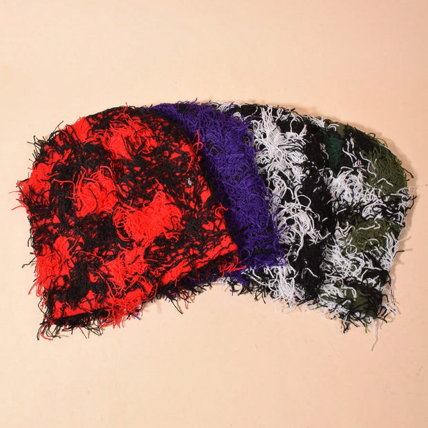 Camouflage knitted hat warm knitted hat