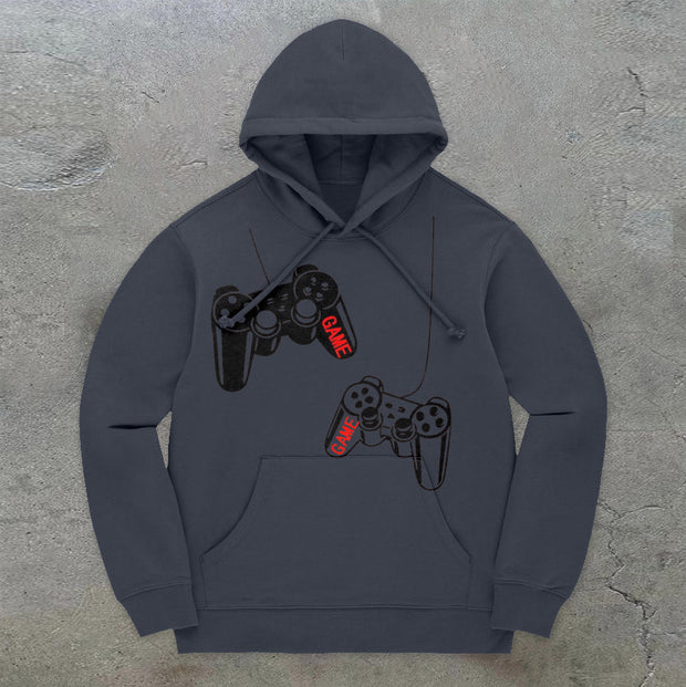 Game Console Retro Casual Long Sleeve Hoodie
