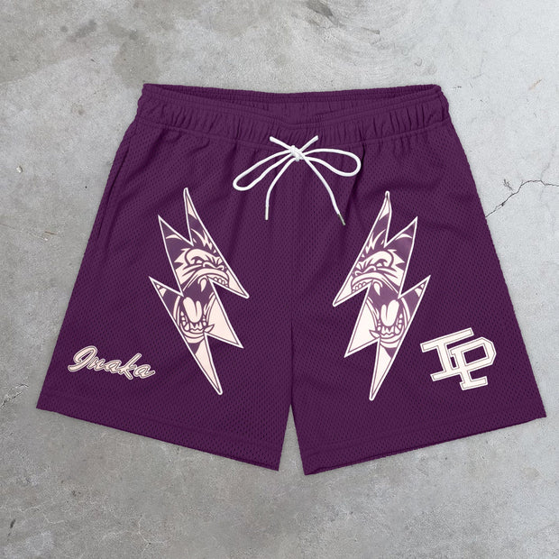 Trendy Mesh Sports Street Shorts