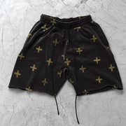 Retro Cross Casual Street Loose Shorts