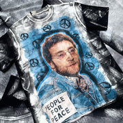 Pop music John Lennon printed T-shirt