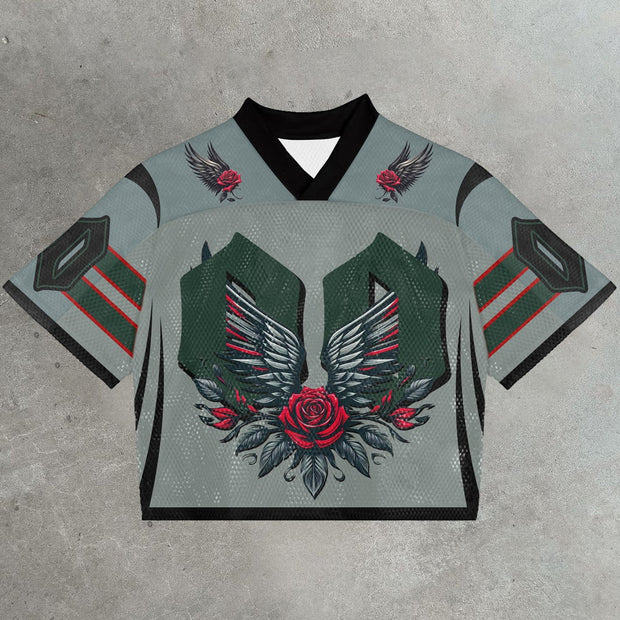 Angel Rose Casual Street Mesh Jersey