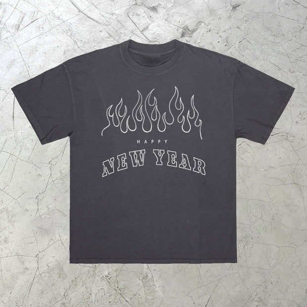 Tide brand New York street short-sleeved T-shirt