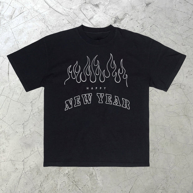 Tide brand New York street short-sleeved T-shirt