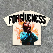 Forgiveness Of God Print Short Sleeve T-Shirt