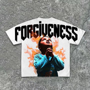 Forgiveness Of God Print Short Sleeve T-Shirt