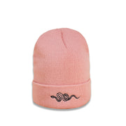 Personality all-match embroidery snake knit hat men