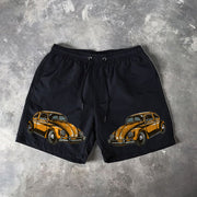 Car print swim shorts