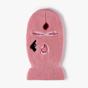 Street Couple Embroidered Three-Hole Beanie