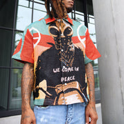 We Come in Peace Tapestry Shirt Jacket