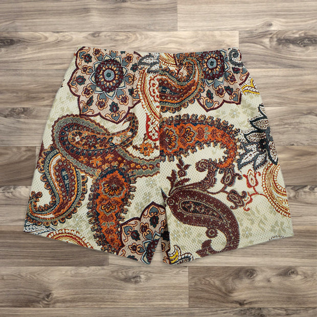 Antique Paisley Fundamental Shorts