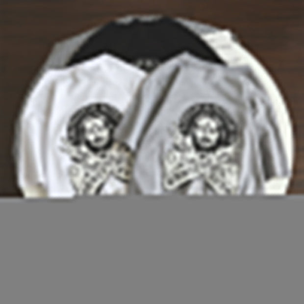 Hip hop trend couple short sleeve