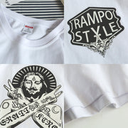 Hip hop trend couple short sleeve
