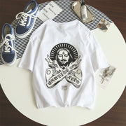 Hip hop trend couple short sleeve