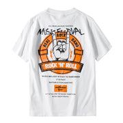 Printed short-sleeved T-shirt