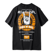 Printed short-sleeved T-shirt